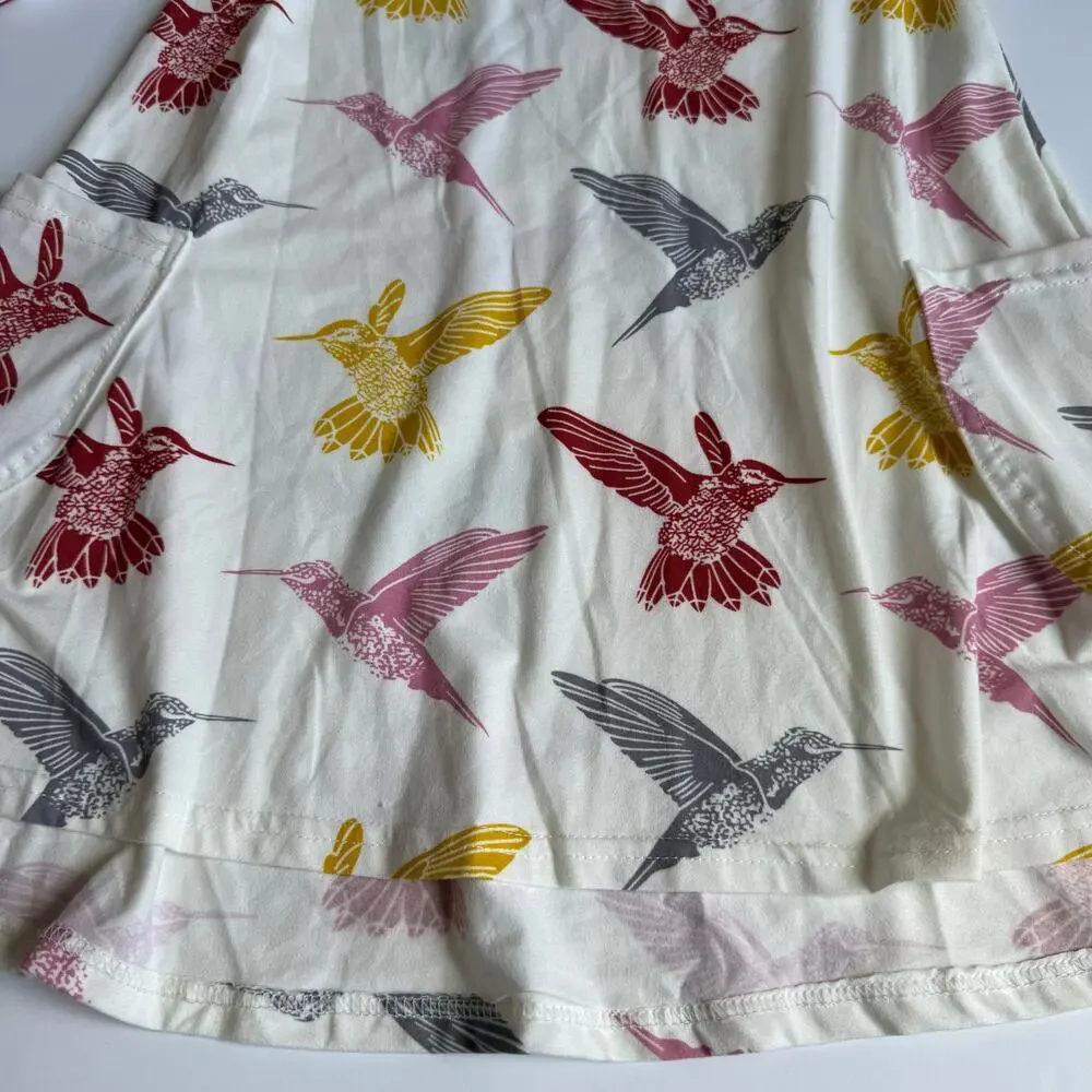 Bailey's Blossoms Hummingbird Off-White Dress Girls 5T - Picture 6 of 8